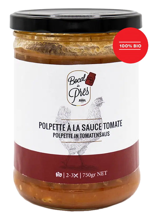 BIO Bouletten vom Hähnchen in Tomatensoße